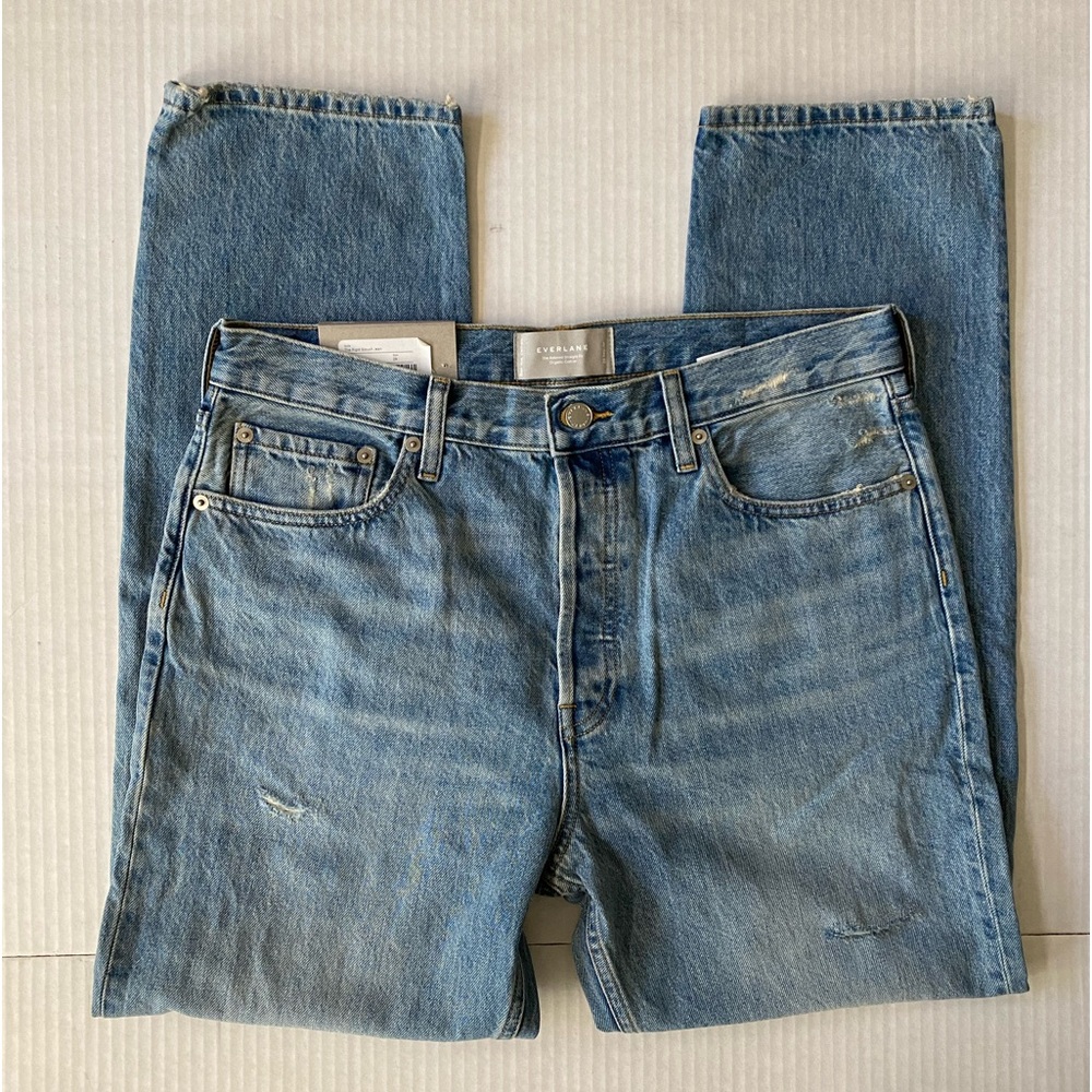 NWT Everlane Jeans The Relaxed Straight Fit Organic cotton